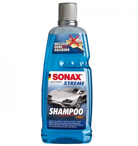 SONAX Xtreme Shampoo 2 in 1 1Liter - Autoshampoo